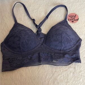Victoria's Secret Deep Purple Lace Bra